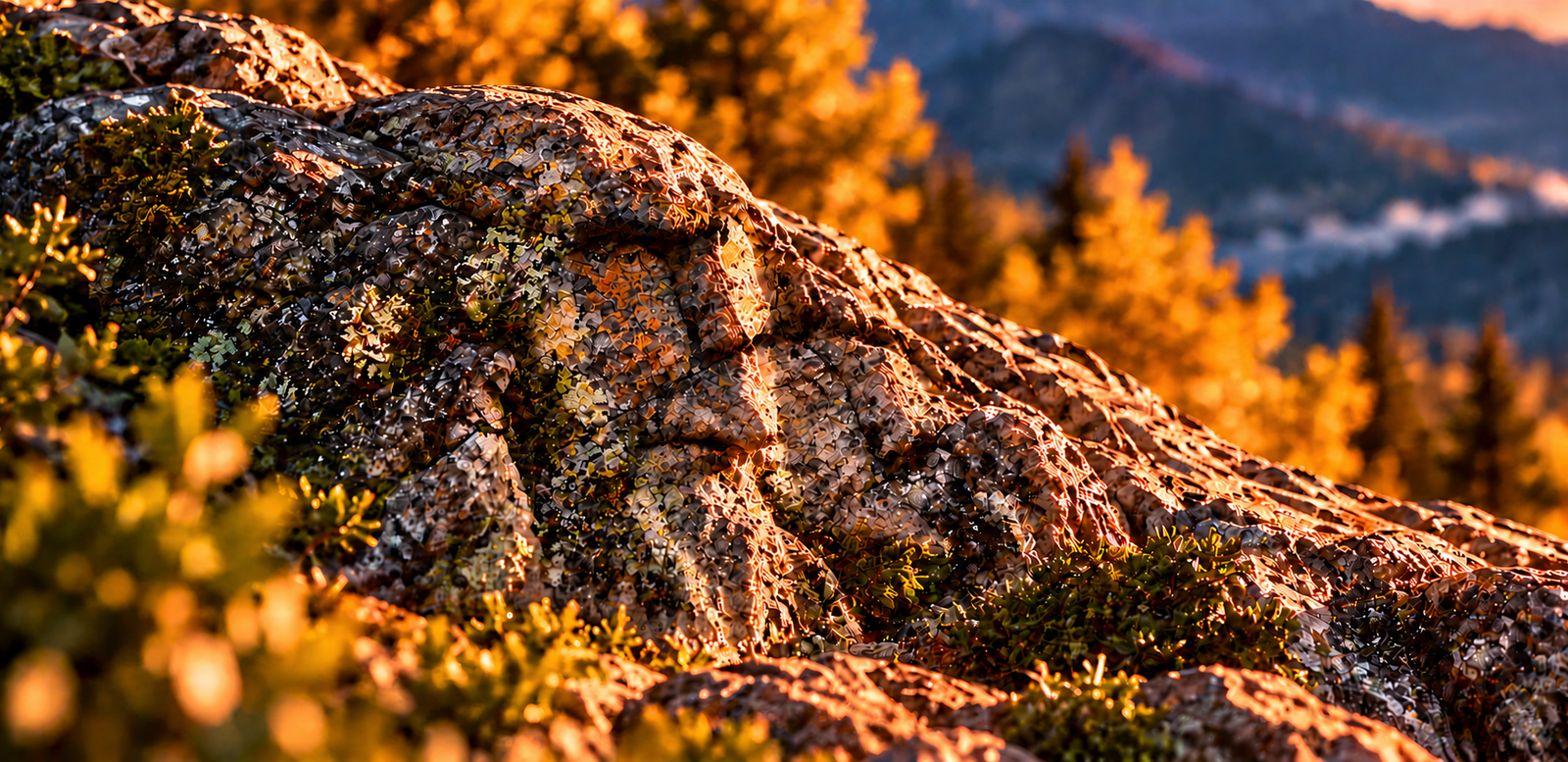 Rounded natural rock with a subtle suggestion of Jesus in its weathered contours